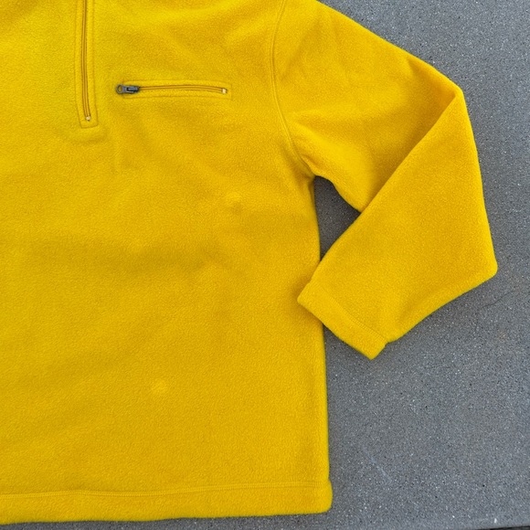 Vintage Gap Yellow 1/4 Zip Up Men's Sweater - Picture 2 of 8